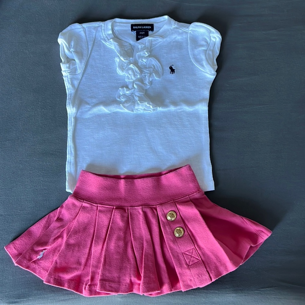 Raloh Lauren - girl - 2Y - skirt and top